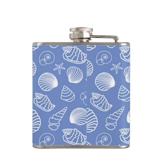 Sassy Seashell Pattern Heupfles (Achterkant)