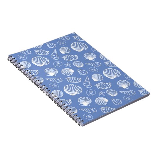 Sassy Seashell Pattern Notitieboek (Rechterzijde)