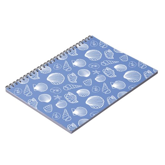 Sassy Seashell Pattern Notitieboek (Linkerzijde)