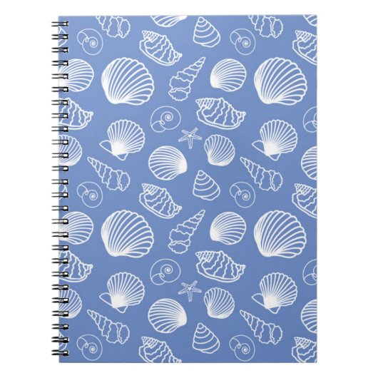 Sassy Seashell Pattern Notitieboek (Voorkant)