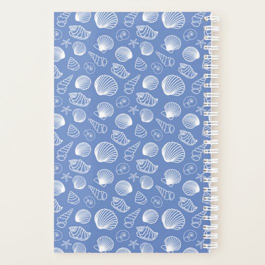 Sassy Seashell Pattern Planner (Achterkant)