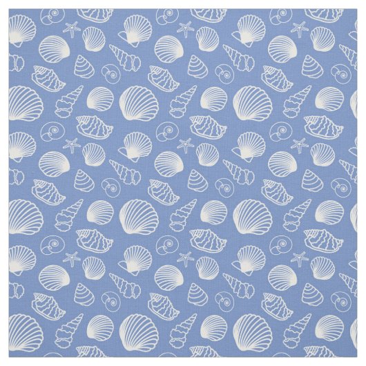Sassy Seashell Pattern Stof (Swatch)