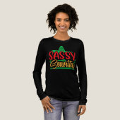 Sassy Senorita Celebrates Cinco De Mayo Fiesta Tri-Blend Shirt (Voorkant)