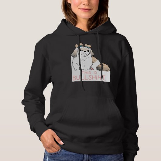 Sassy Shih Tzu Hoodie (Voorkant)