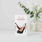 Sassy Shoes Visitekaartje (Staand voorkant)
