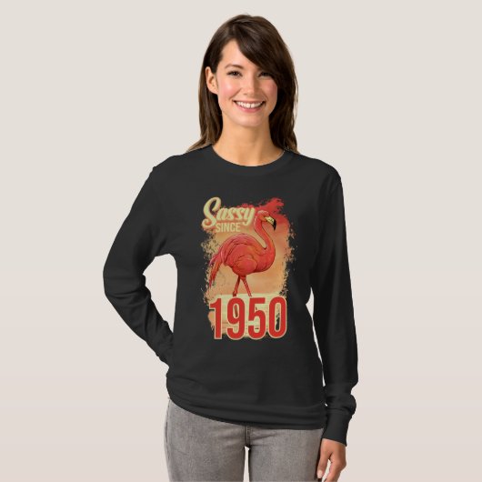 Sassy Since 1950 T-shirt (Voorkant volledig)