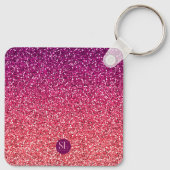 SASSY SINCE BIRTH CUSTOM GLITTER TYPOGRAPHY SLEUTELHANGER (Achterkant)