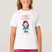 Sassy since day one t-shirt (Voorkant)