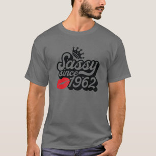 Sassy sinds 1962. Fantastische 60e verjaardag geef T-shirt