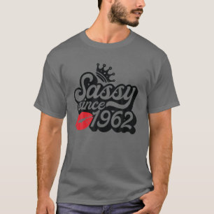 Sassy sinds 1962. Fantastische 60e verjaardag geef T-shirt