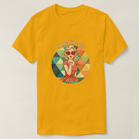 Sassy sinds '55 t-shirt (Design voorkant)