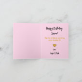 Sassy sinds de geboorte humoristische grappige hou feestdagen kaart (Binnen)