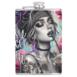 Sassy sinds de geboorte Sassy slimme mond grappige Heupfles