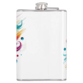 Sassy sinds de geboorte Sassy slimme mond grappige Heupfles (Achterkant)