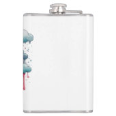 Sassy sinds de geboorte Sassy slimme mond grappige Heupfles (Achterkant)