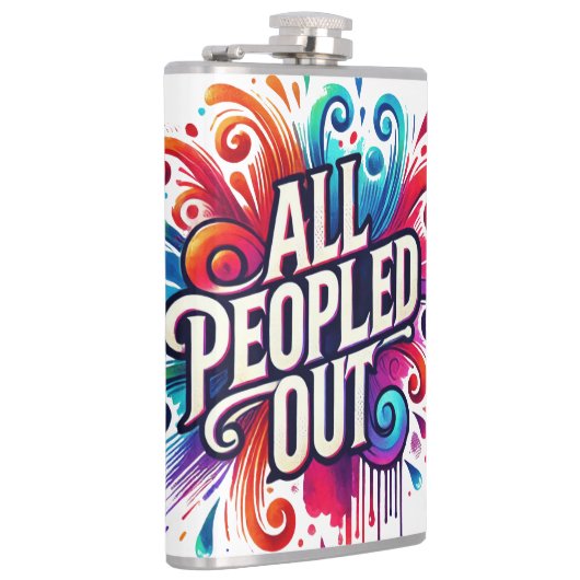 Sassy sinds de geboorte Sassy slimme mond grappige Heupfles (Rechts)