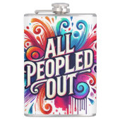 Sassy sinds de geboorte Sassy slimme mond grappige Heupfles (Voorkant)