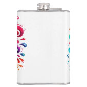 Sassy sinds de geboorte Sassy slimme mond grappige Heupfles (Achterkant)