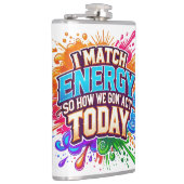 Sassy sinds de geboorte Sassy slimme mond grappige Heupfles (Rechts)