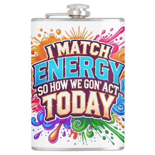 Sassy sinds de geboorte Sassy slimme mond grappige Heupfles (Voorkant)