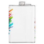 Sassy sinds de geboorte Sassy slimme mond grappige Heupfles (Achterkant)