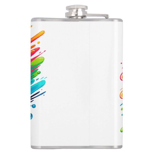 Sassy sinds de geboorte Sassy slimme mond grappige Heupfles (Achterkant)