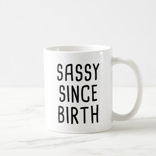 Sassy sinds geboorte koffiemok (Rechts)