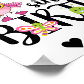 Sassy sinds geboorte poster (Hoek)