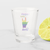 Sassy sinds geboorte shot glas (Achterkant)