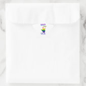 Sassy sinds geboorte ster sticker (Tas)