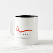 Sassy Sips-Mok Tweekleurige Koffiemok (Voorkant links)