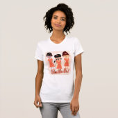 Sassy sixties meisje groep t-shirt (Voorkant volledig)