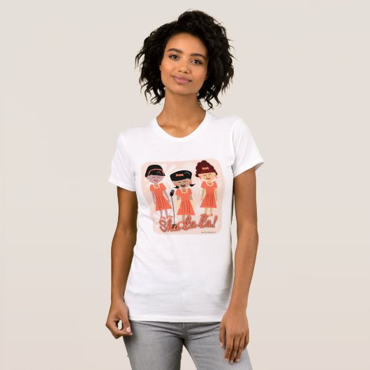 Sassy sixties meisje groep t-shirt (Voorkant volledig)