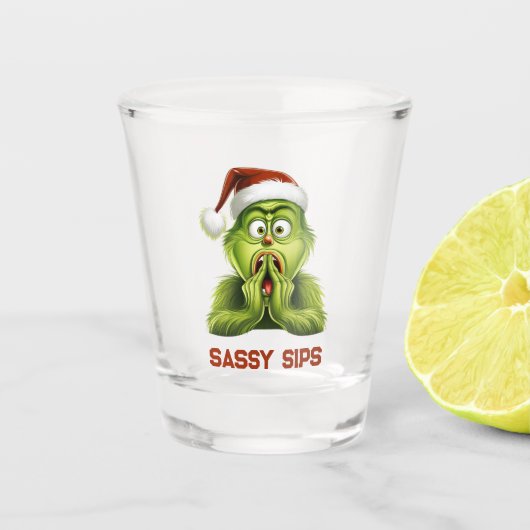 Sassy slokjes shot glas (Voorkant)