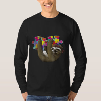 Sassy Sloth Autisme Awareness Shirt Jongens Meisje