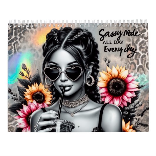 Sassy smart mouth vrouwen sarcastisch dames sarcas kalender (Achterkant)
