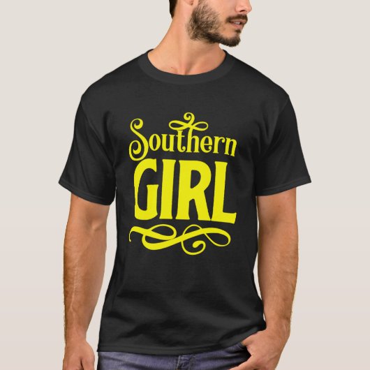 Sassy Southern Girl Texas Redneck Cowboy Boots Lad T-shirt (Voorkant)
