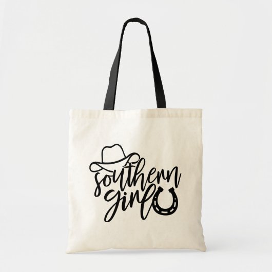 Sassy Southern Girl Western Horse Line Dancing Tote Bag (Voorkant)