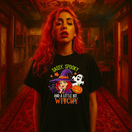 Sassy, Spooky en een beetje Witchy - Grappig T-shirt