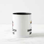 Sassy Squatch maakt niet uit Mok (Midden)