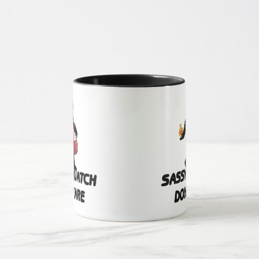 Sassy Squatch maakt niet uit Mok (Midden)