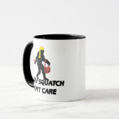 Sassy Squatch maakt niet uit Mok (Voorkant links)