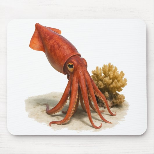 Sassy Squid op patrouille Muismat (Voorkant)