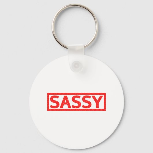 Sassy Stamp Sleutelhanger (Voorkant)