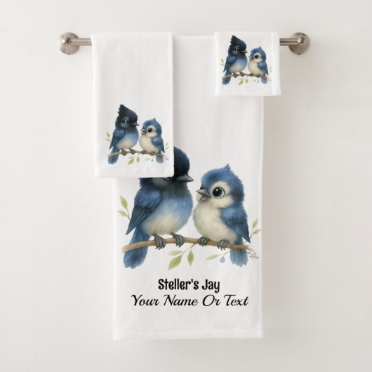 Sassy Steller's Jay Bad Handdoek (Insitu)
