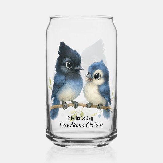 Sassy Steller's Jay Blikvorm Glas (Voorkant)