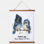 Sassy Steller's Jay Hangend Wandkleed (Voorkant)