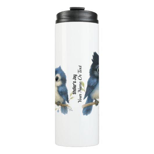 Sassy Steller's Jay Thermosbeker (Voorkant)