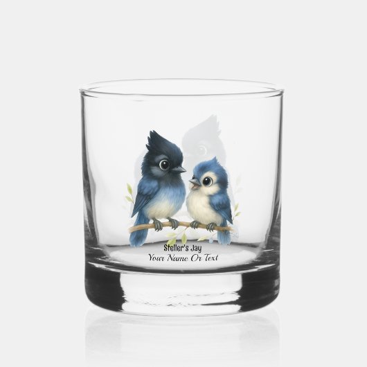 Sassy Steller's Jay Whisky Glas (Voorkant)