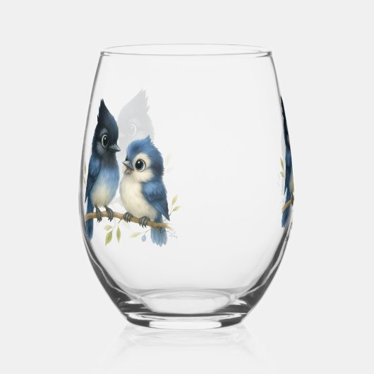 Sassy Steller's Jay Wijnglas Zonder Voet (Rechts)